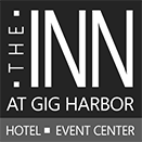 The Inn at Gig Harbor logo in black and white.